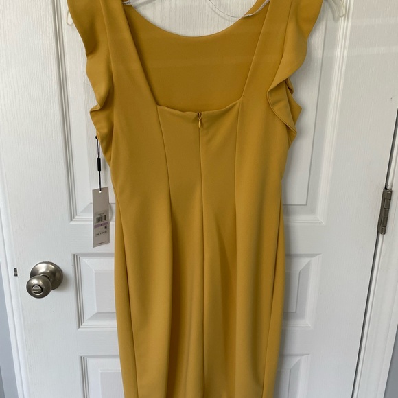 Mustard Yellow Shift Dress - Picture 2 of 6